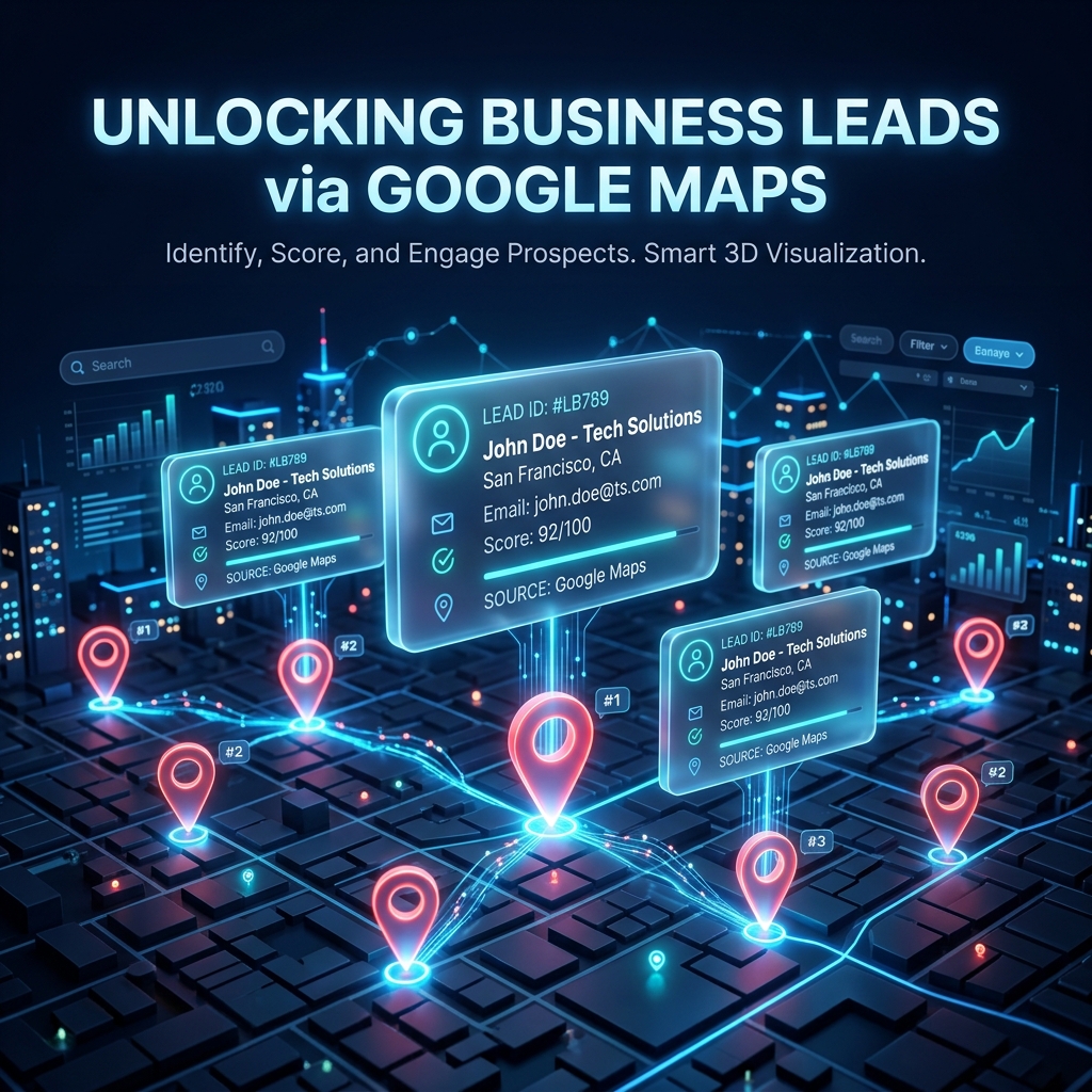 Google Maps Lead Extraction Visual